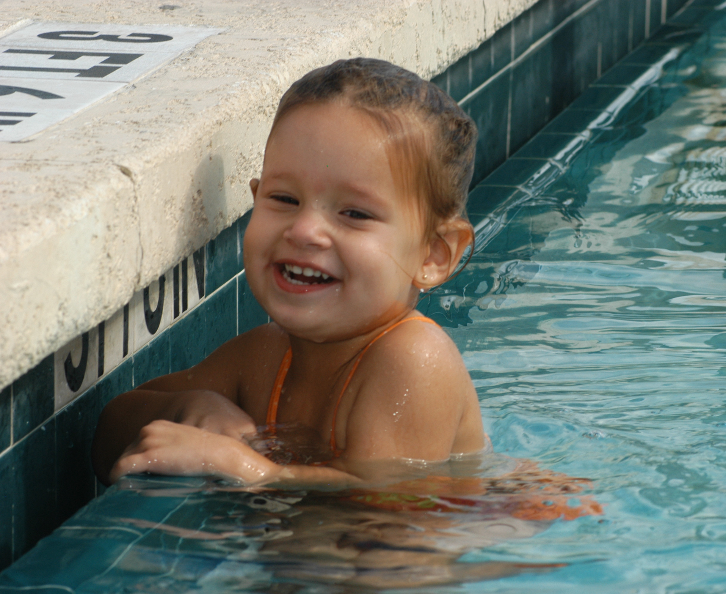 Pay It Forward Chandler swim instructor to scholarship family Infant